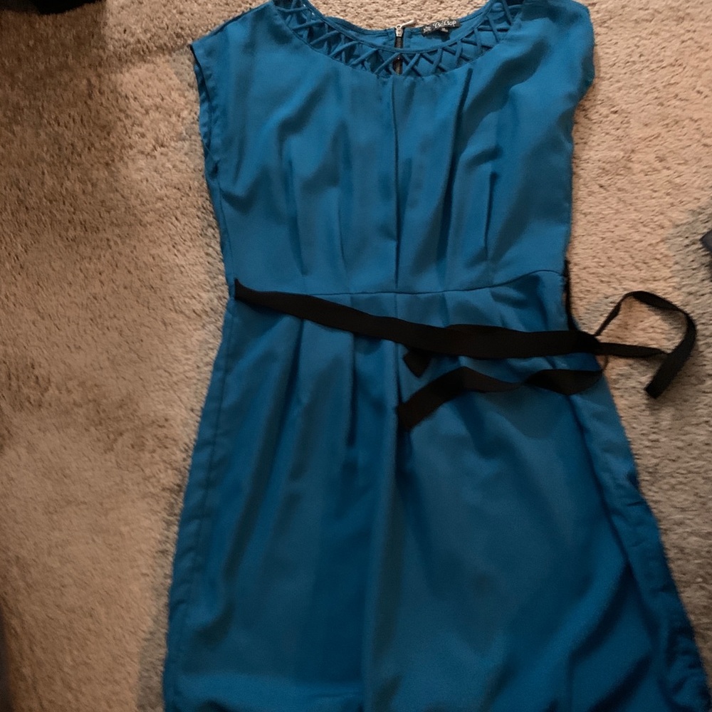 Blue dress